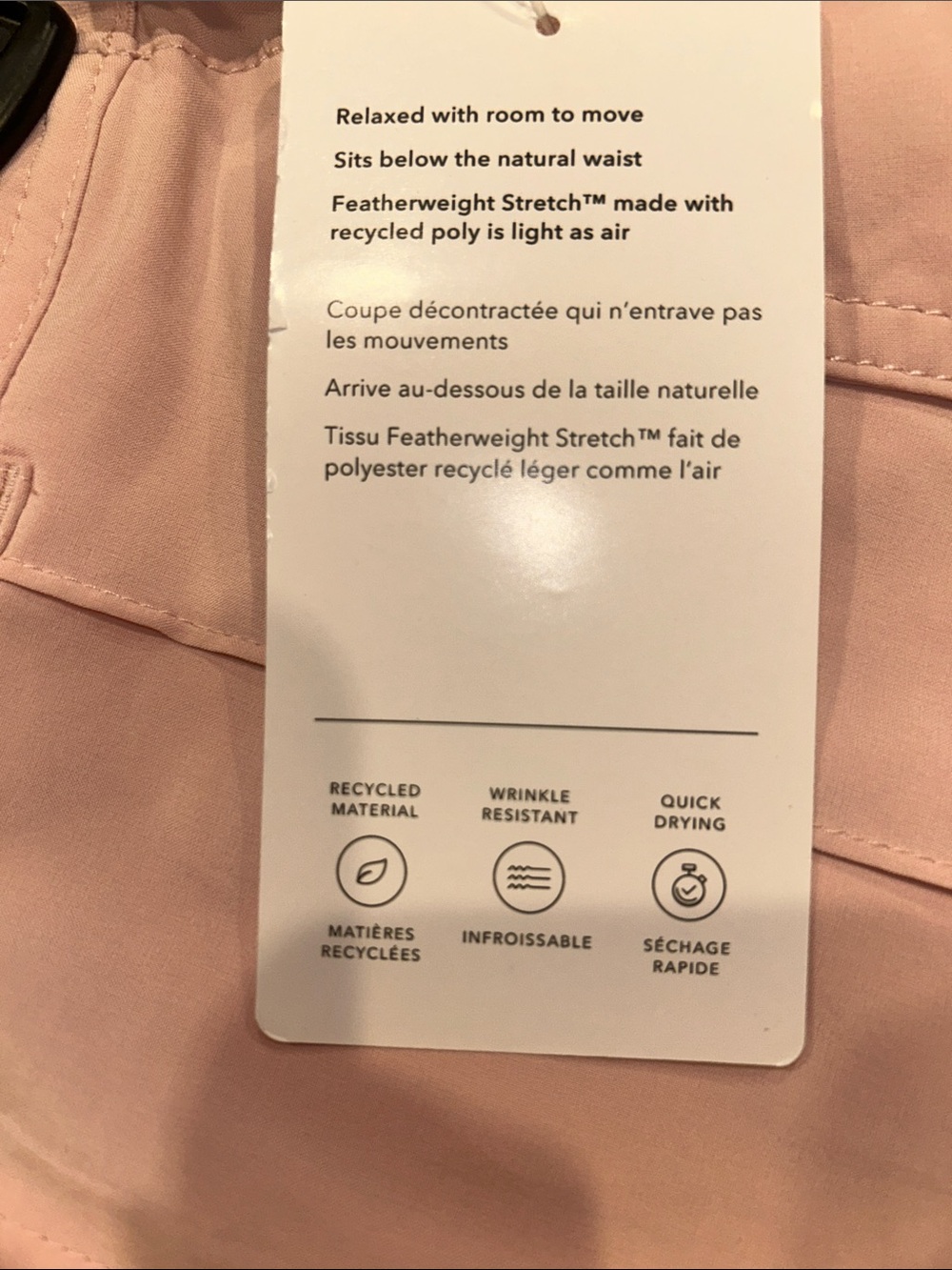 Athleta NWT Vienna Cargo PANTS Pink High Rise Straight-Leg Trousers Size 10 - Picture 10 of 16